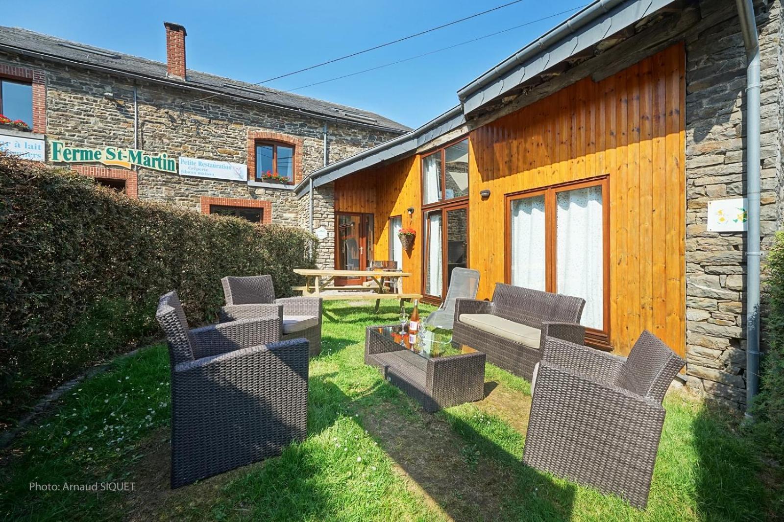 Bed and Breakfast Ferme St Martin Manhay Exterior foto
